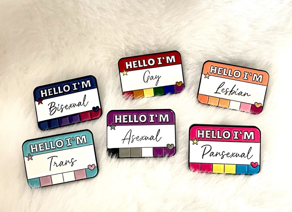 Pins: Pride Nametags
