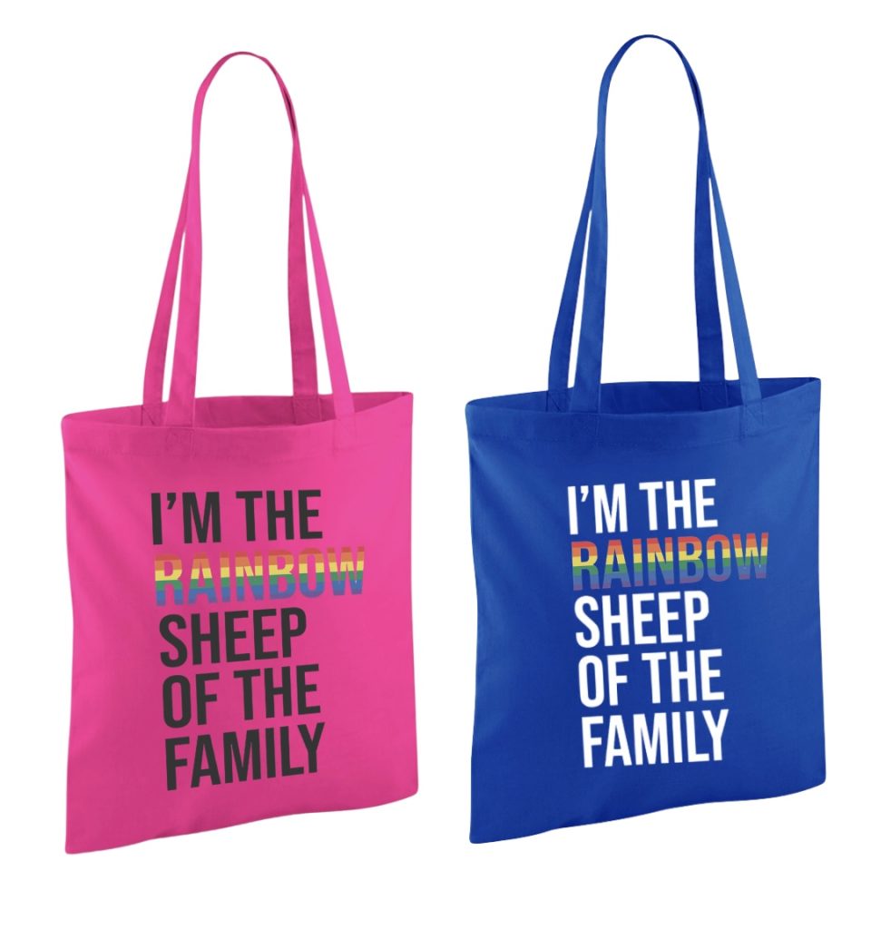 Totebag: Rainbow Sheep